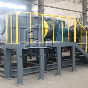 High Torque Steel Waste Crusher Bike Scrap Double Shaft Shredder Metal Shredder thumbnail-3