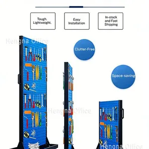 HN-1990M | Maneuverable Mechanic Tool Board | Double-Sided Mobile Stand With Anti-Slip Casters for Busy Workshop thumbnail-2