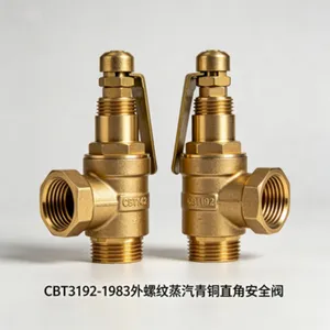 Marine Screw End Boiler Relief Valve CB/T3192-1983 Bronze Body thumbnail-3