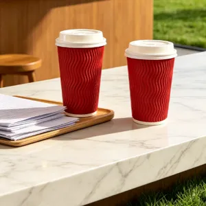 Cold Drink Corrugated Cup thumbnail-1