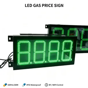 88.88 4 Digit 7 Segment Led Gas Price Digital Sign Gas Station Price Signs LED Gas Price Sign thumbnail-3