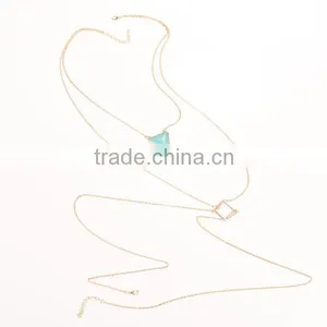 2015 New Products Geometric Triangle Rhomobus Tophus Body Chain thumbnail-4