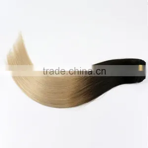 Wholesale Double Drawn Colored Brazilian Human Hair Extension Two Tone Clip in Hair Extensions Supplier's Choice thumbnail-5