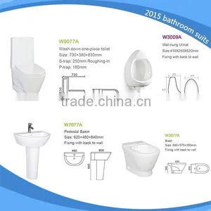 High Watertank One Piece Toilet thumbnail-6