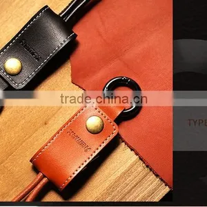 Hot Selling Remax Leather USB Cable for Iphone , Mini Iphone 6 Data Cable thumbnail-3