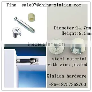 Furniture Connecting Fittings Eccentric Cam Screw Drilling Nut/ Furniture Connecting Fittings thumbnail-1