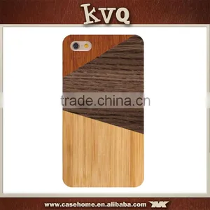 2 in 1 Wooden PC Back Case for Iphone , Mix Wood Case for Iphone 6 Plus thumbnail-5