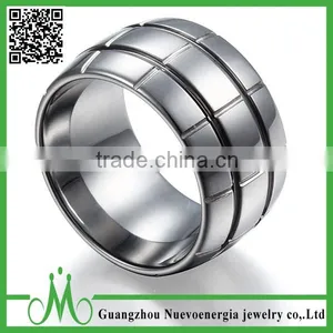 High Quality Tungsten Carbide Rings Jewelry for Men White Rings Wholesale Price thumbnail-4