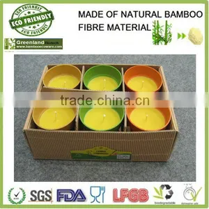 Hotsale Colorful Bio & Eco Bamboo Fibre Candle Holder, Candle Cup thumbnail-2