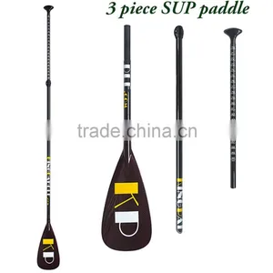 Red Kevlar Carbon Fiber 3 Piece SUP Paddle thumbnail-1