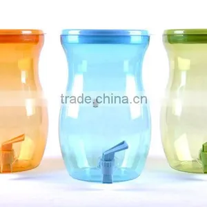 Colorful 4.7 L PET Beverage Dispenser BPA Free Beverage Container Large Capacity Water Container thumbnail-1