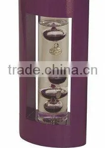 Galileo Thermometer With Wood Frame Good Decoration thumbnail-1