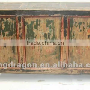 Chinese Antique Furniture Pine Wood Shanxi Three Door Cabinet thumbnail-1