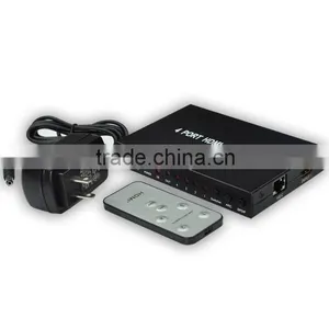 4 Port 4x1 HDMI Switcher With IR Receiver HEC CEC thumbnail-1
