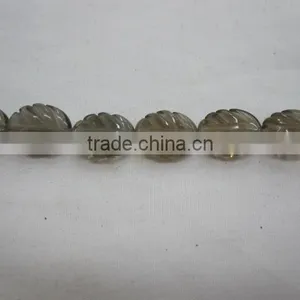White Turquoise Carved Leave thumbnail-1