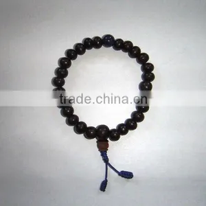 Rosewood Bracelate Mala With Lapies thumbnail-1