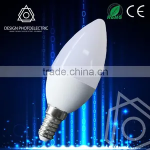 Best Selling Glass Led Lamp 3w LED Candle LightC37 Led E14 Light Candle Bulb Light thumbnail-1