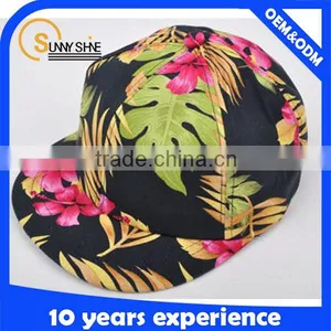 Wholesale Simple Cheap Custom Snapback Print 5 Panel Caps thumbnail-2