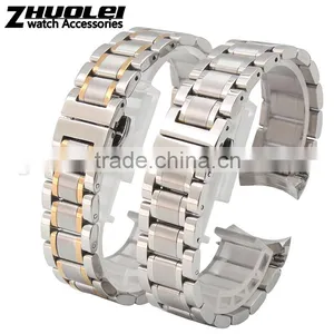 Hot Fashion Imported 316 Stainless Steel Watch Bracelet 14mm 19mm 20mm 21mm Wholesale 3PCS thumbnail-5