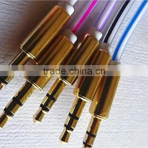 Highquality Audio /DC3.5MM Transparent Spring Cable With Metal Connector thumbnail-5
