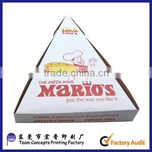 E Flute Corrugated Triangle Pizza Delivery Box thumbnail-1