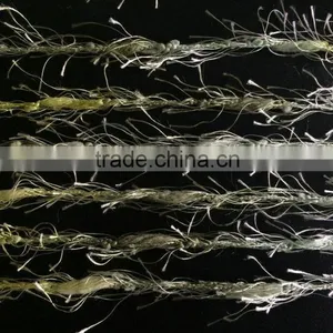 100%polyester Fancy Yarn / Lantern Yarn Colored in Hank thumbnail-1