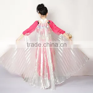 Transparent Silver Belly Dance Wings , Children Belly Dance Isis Wings thumbnail-1