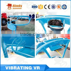 2016 Hottest Zhuoyuan Company Vibrating Standing VR 9d Virtual Reality Simulation Rides thumbnail-5