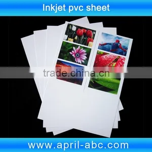 White Inkjet Printing Pvc Sheet for Plastic Pvc Card A4 Size 210*297mm Card Material thumbnail-1