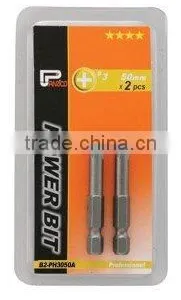 2pcs 1/4" 50mm Reduced Power Bit Set,Hand Tools thumbnail-1