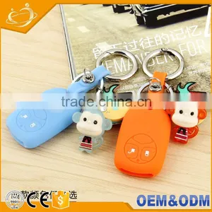 Hot Sale Promotion Gift Wholesale Eco-friendly Silicone Car Key Shell For Toyota Key Case Cover thumbnail-2