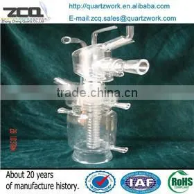 Quartz Parts Tube With Branch and Cork thumbnail-2