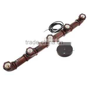 Vintage Lamp Loft Water Pipe Pendant Lamp American Country Restaurant Lamp Bar Lights Personalized Lamp 5 E27 Base Edison Bulbs thumbnail-3