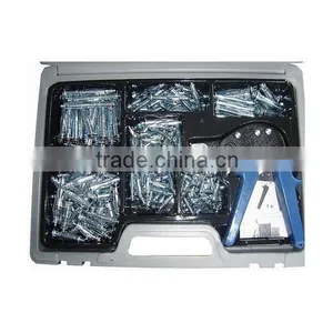 188pcs Hollow Wall Anchor Set With Fixing Gun Tool Box Set thumbnail-1