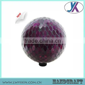 Garden Mosaic Open Glass Ball Pendant Lights thumbnail-1