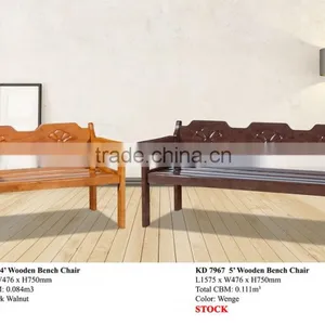 Wooden Bench Chair 4' & 5' thumbnail-1