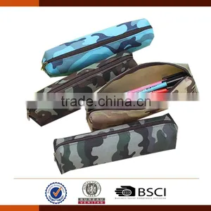Wholesale Round 600D Camouflage Pencil Case for Kids thumbnail-5