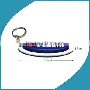 2d Custom Shaped Soft Pvc Keychain thumbnail-1
