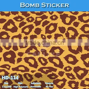 HD-110 CARLIKE Air Bubble Free Color Printing Beautiful Car Sticker Bomb thumbnail-5