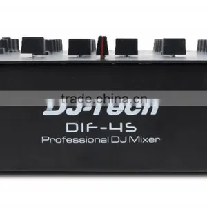 Fidek DJ Mixers 4-channel 5 High-quality Digital Performance Effects in Stadio Quality Innofader as Crossfader Audio Mixer thumbnail-3