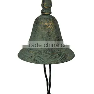 Nautical Rustic Cast Iron Hand Bell Wall Decor NBB 0019 thumbnail-2