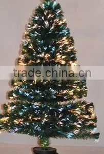 Christmas Fiber Optic Tree With Led Lights New Year Lighted Tree thumbnail-1