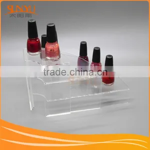 New Style Design Clear Nail Polish 3 Tier Acrylic Display Stand thumbnail-1