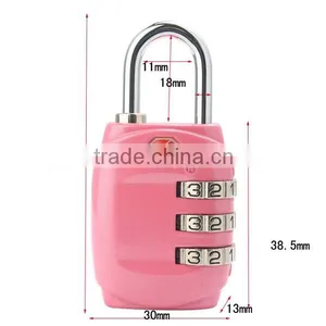 Digits Password Lock Combination Padlock Safe Padlock TSA-331 thumbnail-3