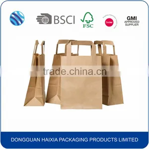 Eco-friendly Custom Handle Kraft Paper Bag thumbnail-1