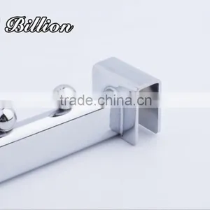 Metal Chrome Crossbar Fix Display Hook 15*30 Square Tube Straight Arm Display Hook With 9 Balls thumbnail-4