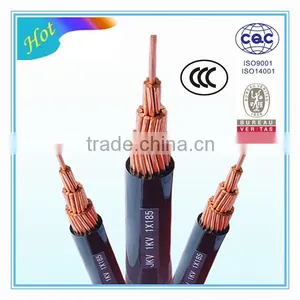 High Voltage XLPE Insulated Fire Resistant Aluminum Alloy Electrical/ Power Cable With STA/ SWA Armor Copper Tape Screen thumbnail-1