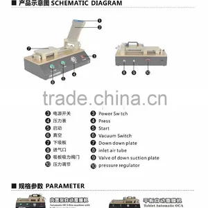 Automatic OCA Film Laminator Machine for Phone Lcd Refurbishing thumbnail-4