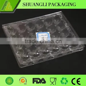 30 Packs Clear Transparent Plastic Quail Egg Cartons thumbnail-3