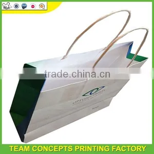 Recyclable White Kraft Paper Gift Bag thumbnail-1